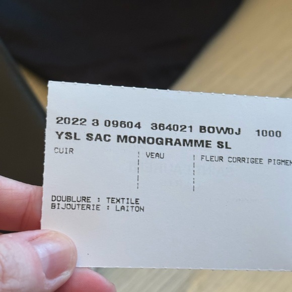 Yves Saint Laurent Black and Gold Clutch - Picture 10 of 11